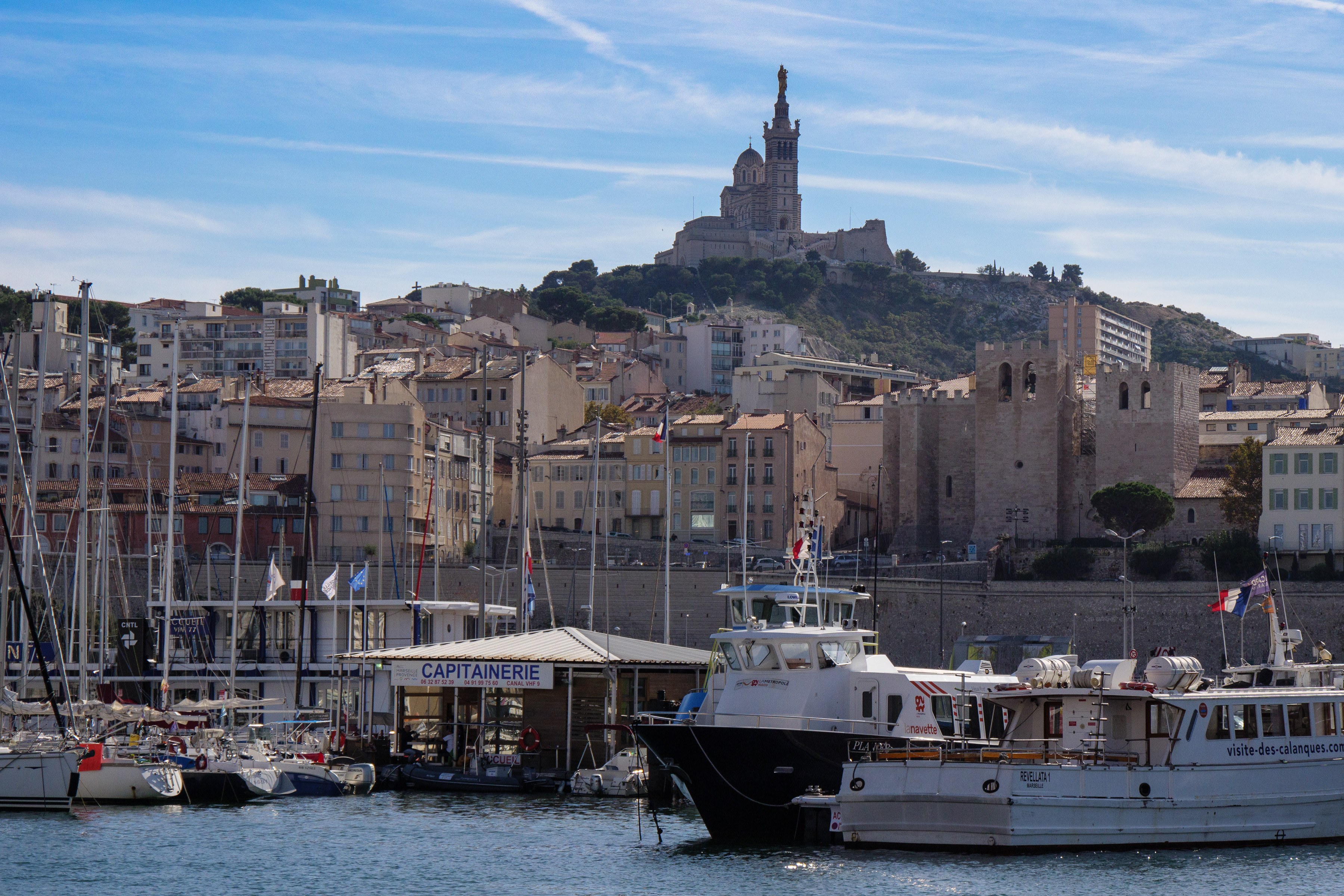 Blick auf "Notre Dame de la Garde", Marseille
