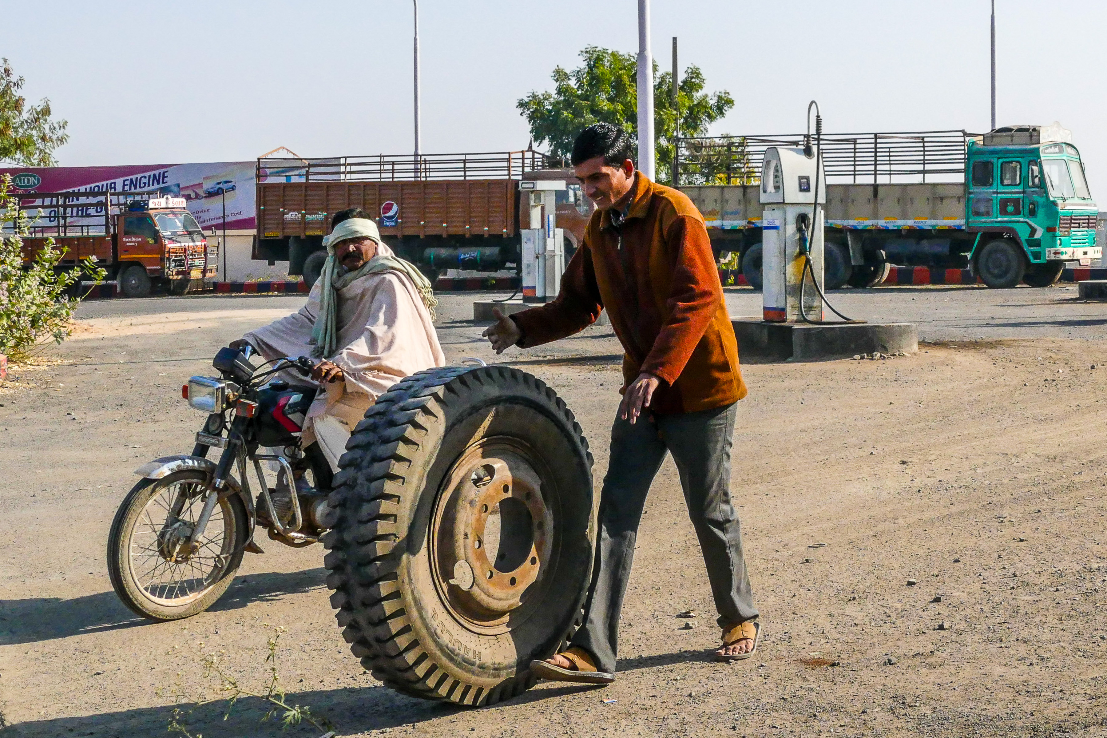 Gujarat Indien, Junagadh 2015