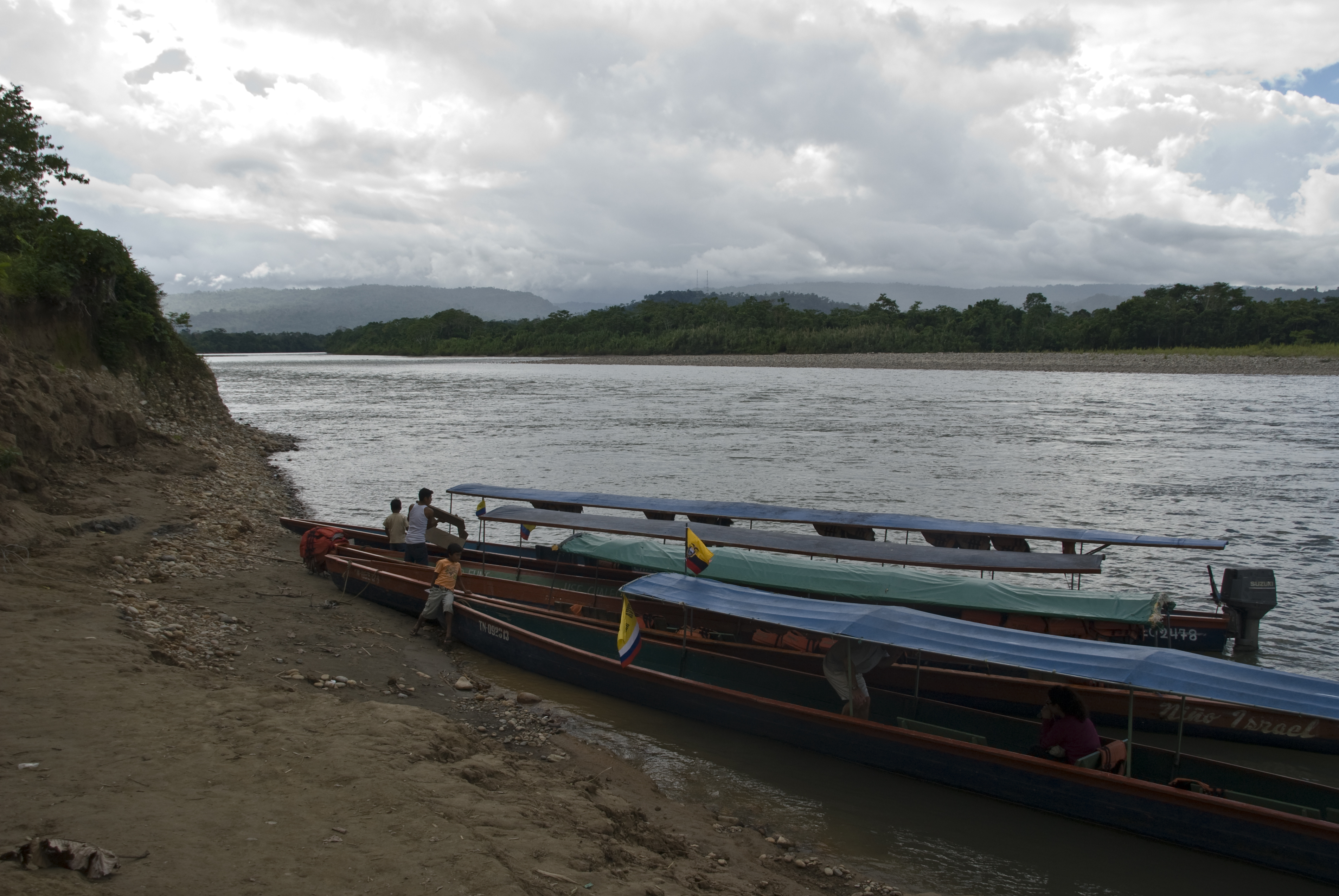 unterwegs auf dem Rio Napo