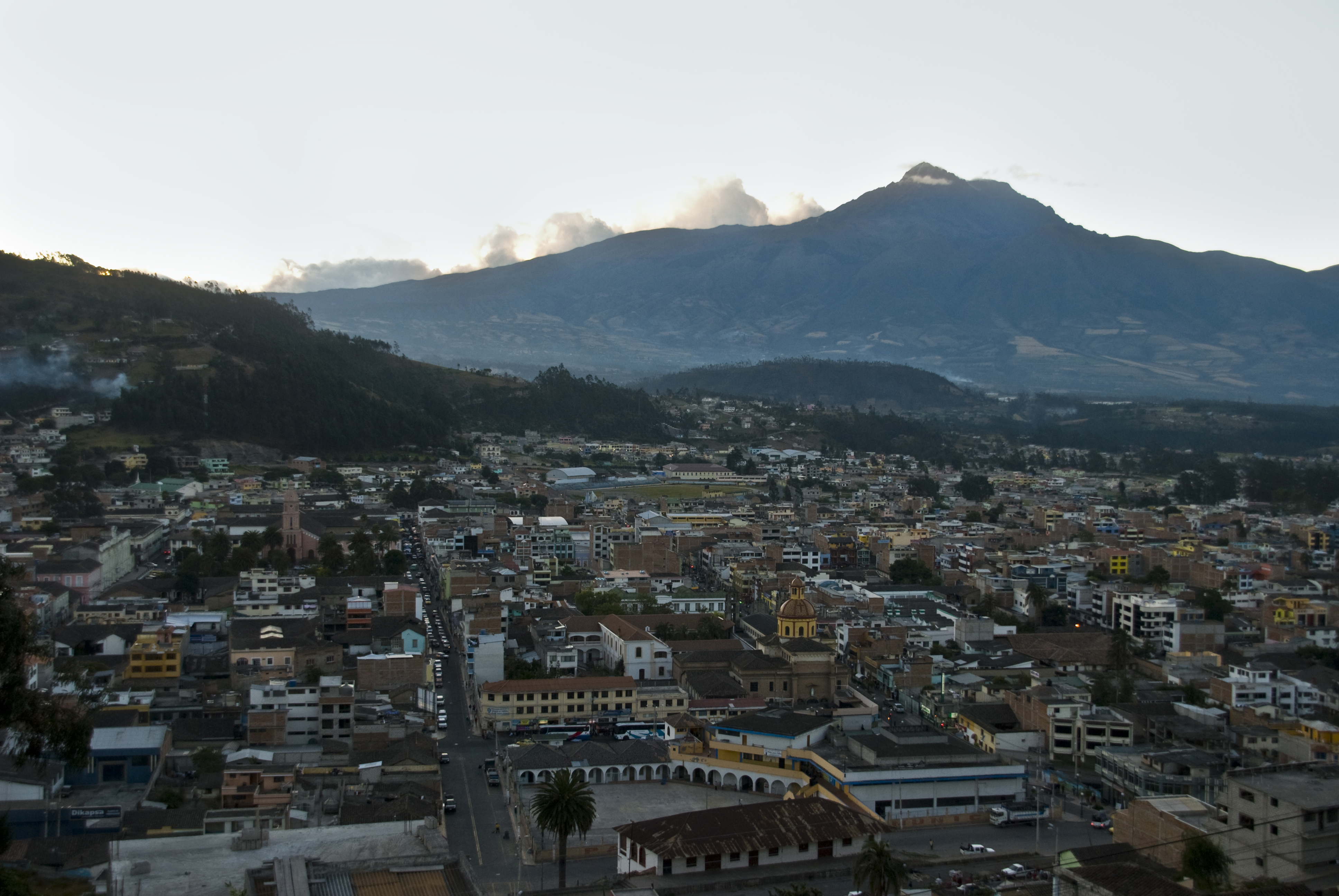 Blick auf Otavalo