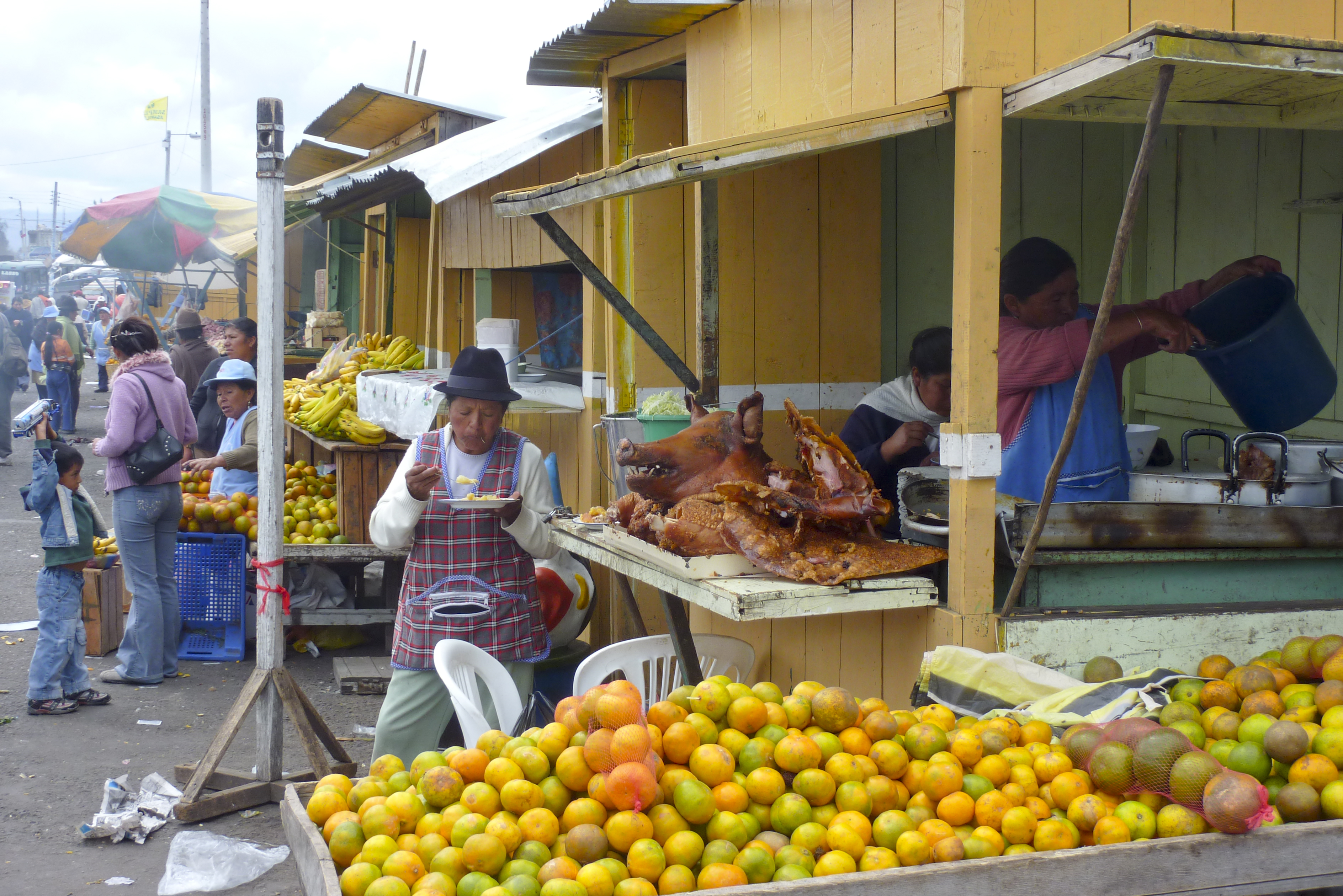 Markt in Saquisili